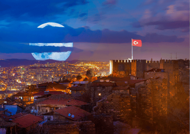 Citadelle d’Ankara dominant la capitale turque, ancienne Angora, symbole historique et politique