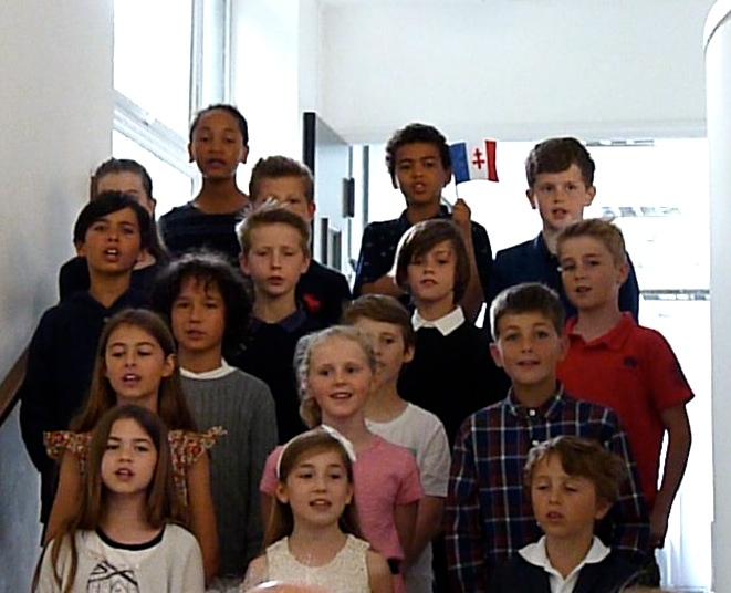 Cérémonie, 18, Juin, Ambassadeur, France, Sylvie, Bermann, commémoration, Lycée, Charles, de Gaulle, Britannique, discours, mémoire, Londres, Marseillaise