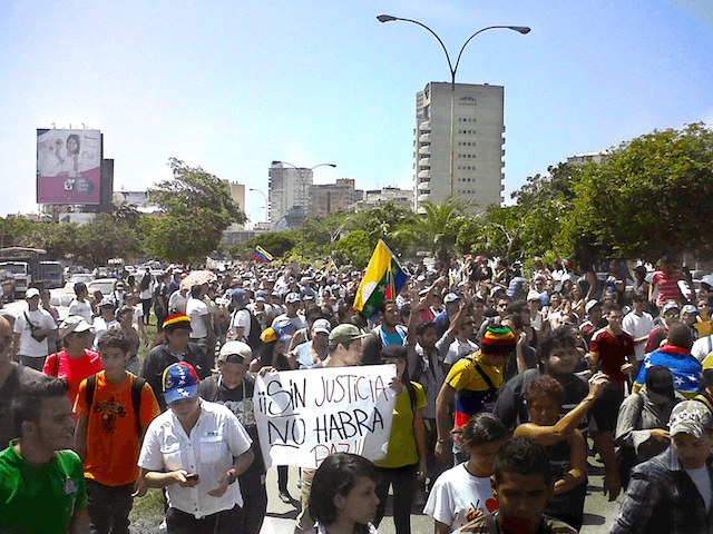 Manifestations au Venezuela