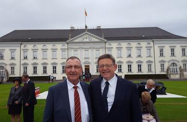 Ximo Puig avec le PDG de thyssenkrupp à Berlin, Alemagne