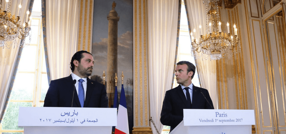 Saad Hariri et Emmanuel Macron