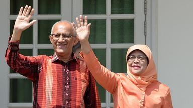 Halimah YACOB et son mari, Présidentes de Singapour 