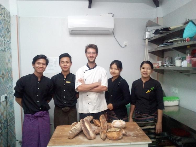 Victor Bertin, pâtissier-boulanger-cuisinier du Thanakha Inle hotel
