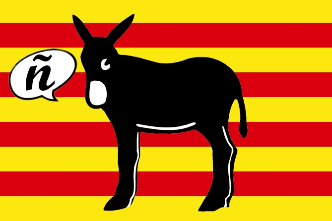 l'âne catalan et la ñ