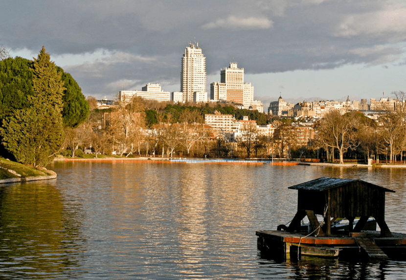 lago casa de campo madrid