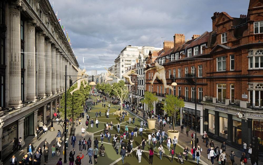 Oxford Street - piétonne - londres