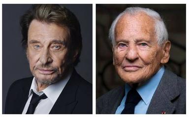 Johnny Hallyday Jean d'Ormesson