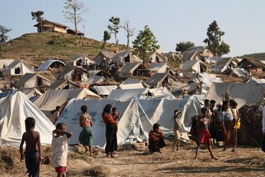 Camp de Rohingyas