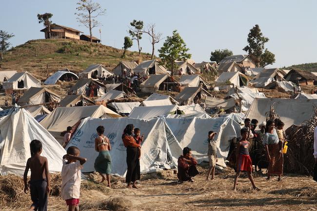 Camp de Rohingyas