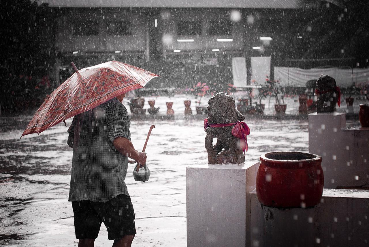 Mousson pluies diluviennes Singapour