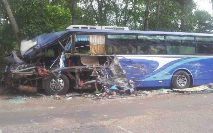 Accident de car au Cambodge. ©LaQuotidienne.fr