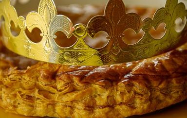 Une galette des rois à la frangipane à Valencia en Espagne