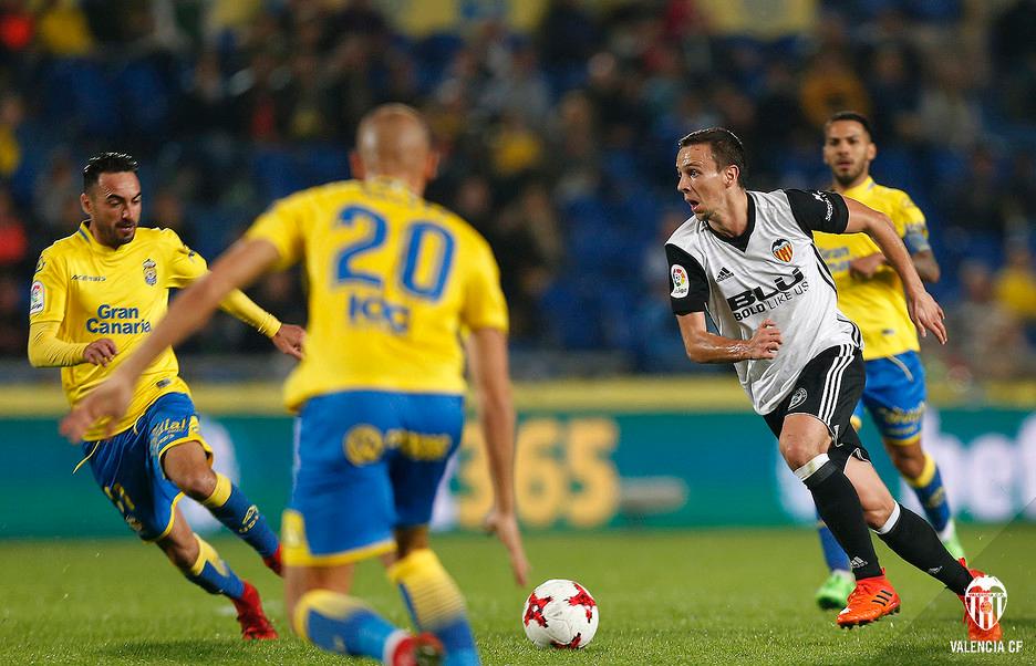 Le Valencia CF aura du batailler pour ramener le match nul de Las Palmas