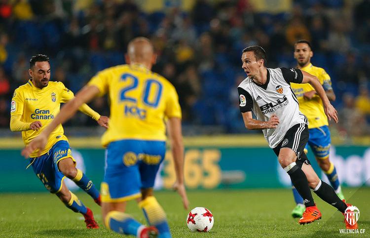 Le Valencia CF aura du batailler pour ramener le match nul de Las Palmas