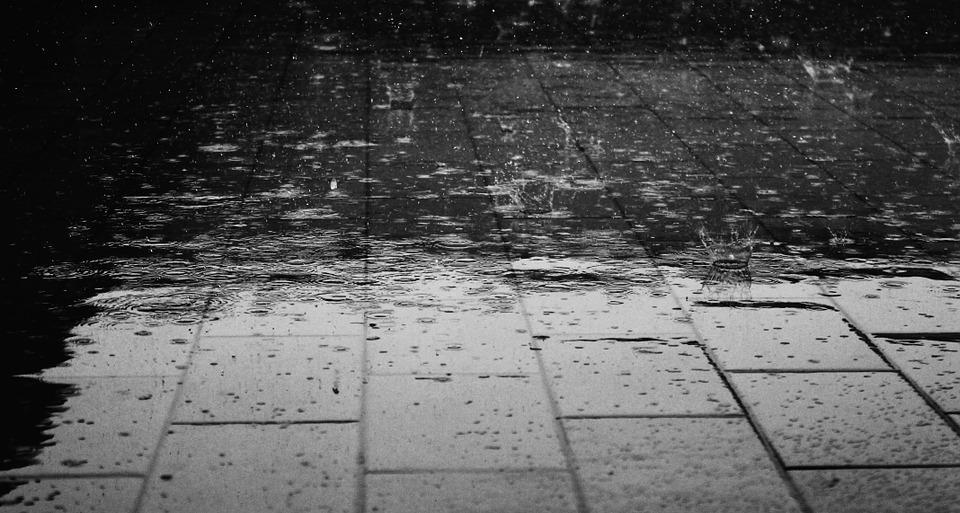 une photo de pluie