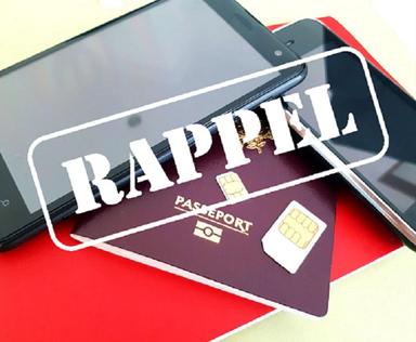 téléphone/portable/enregistrement/carte SIM/opérateur/indonésie