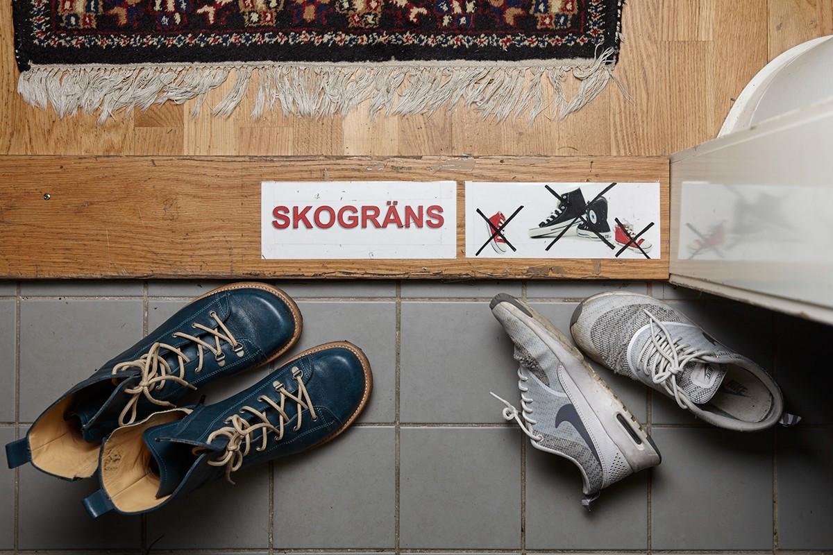 limite autorisée avec les chaussures skogräns