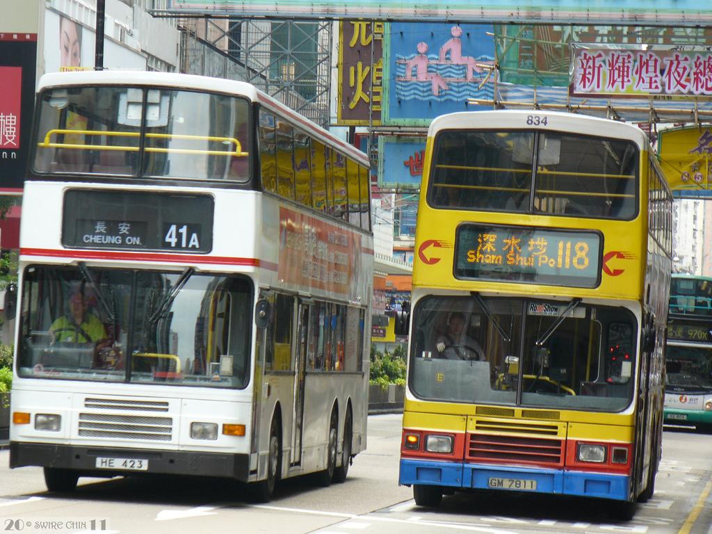 Bus KMB Hong Kong temps de travail