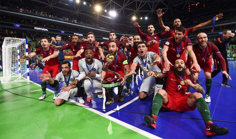 Futsal, Portugal, Champion d'Europe