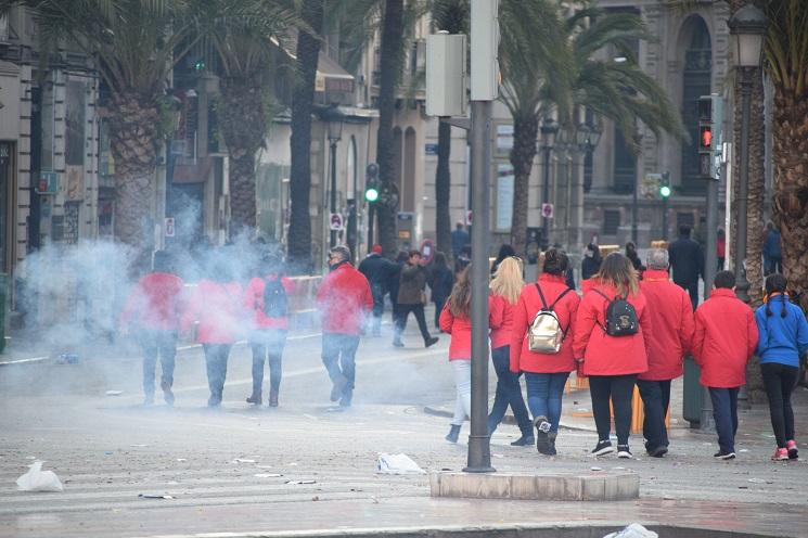 La traditionnelle desperta des Fallas de Valencia