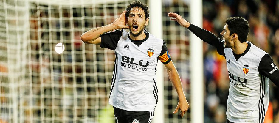 Dani Parejo après avoir transformé son penalty