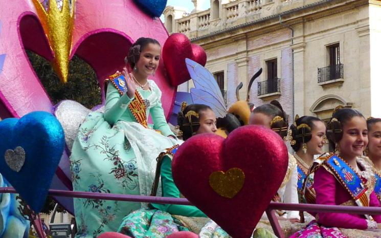 cabalgata del ninot à Valencia pour les fallas 2018