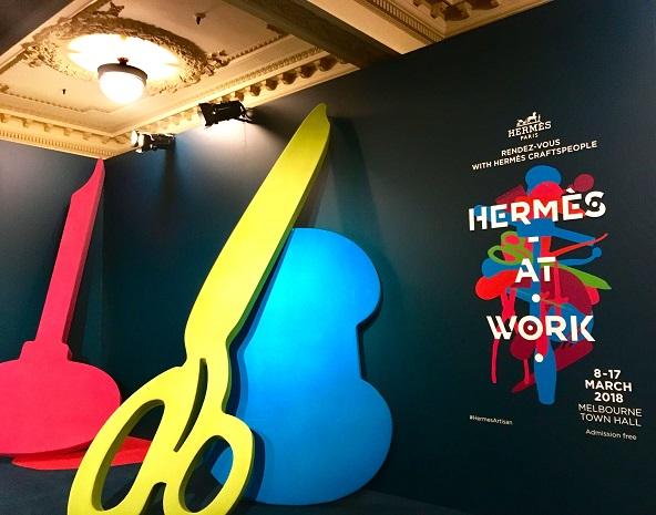 Exposition Hermès Melbourne luxe savoir-faire