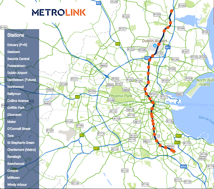 Le métro à Dublin, c’est pour 2027 !