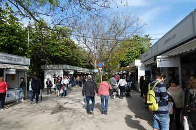 Fira del Llibre à Valencia Valence en Espagne