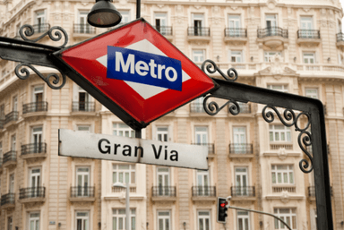 metro gran via madrid