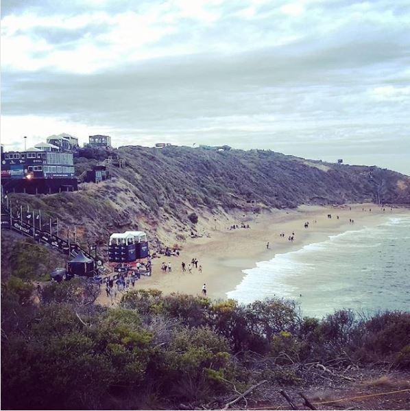 Rip Curl Pro surf Australie Melbourne Bells Beach Torquay plage