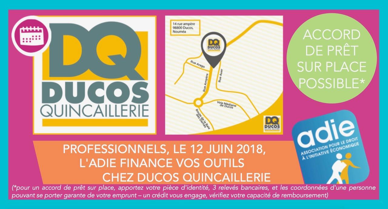 Ducos Quincaillerie Adie Nouvelle-Calédonie micro crédit