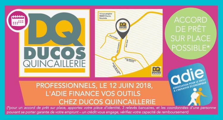 Ducos Quincaillerie Adie Nouvelle-Calédonie micro crédit