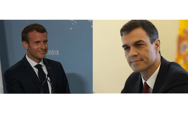 emmanuel macron pedro sanchez