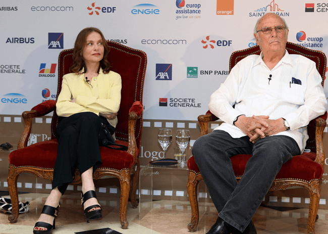 Isabelle huppert Carlos saura prix Diálogo France Espagne