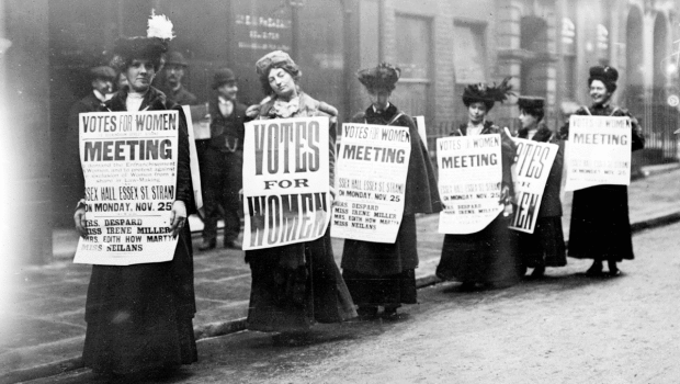 Londres - Royaume-Uni - suffragettes - droit - vote -femmes