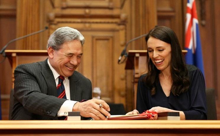 winston peters premier ministre nouvelle zélande jacinda ardern