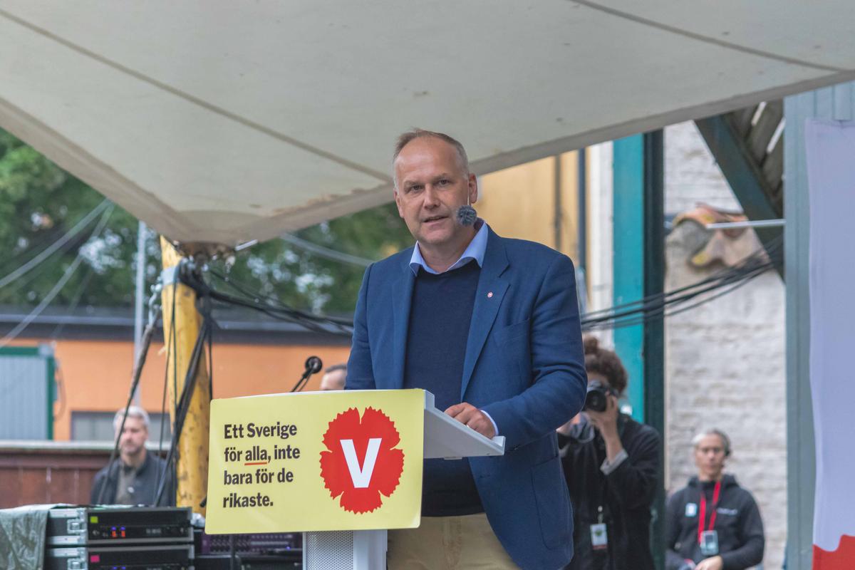 Almedalen Visby Gotland Vänsterpartiet