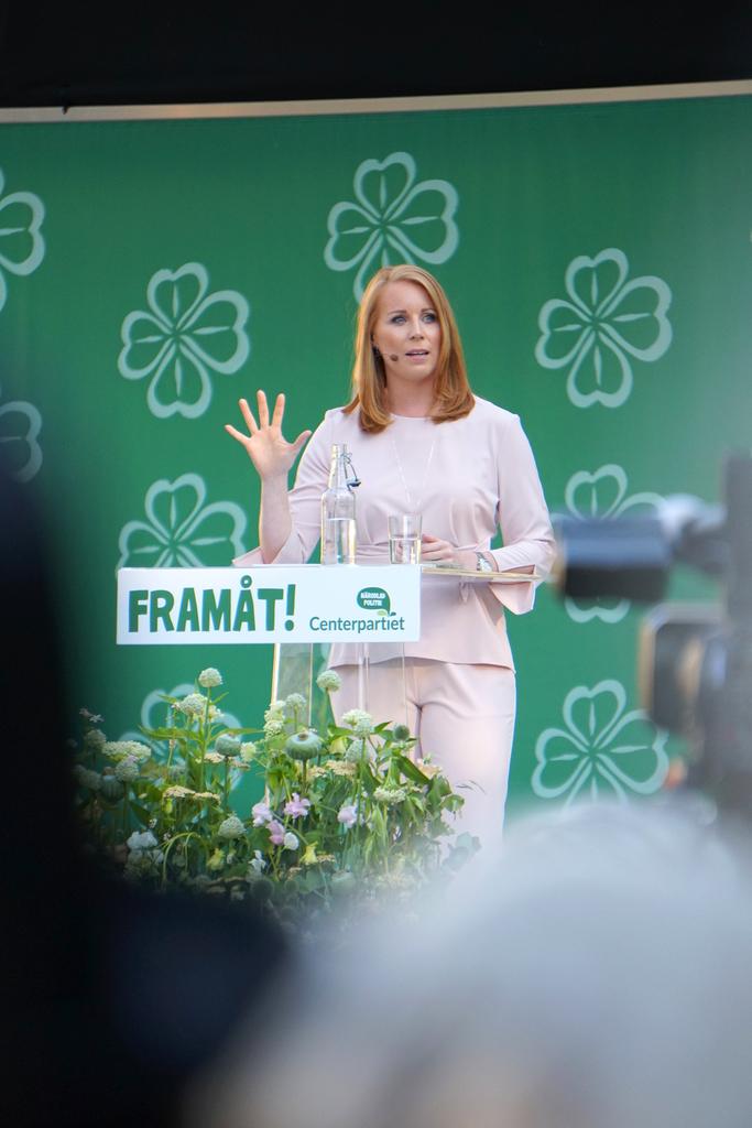 centerpartiet almedalen annie lööf 