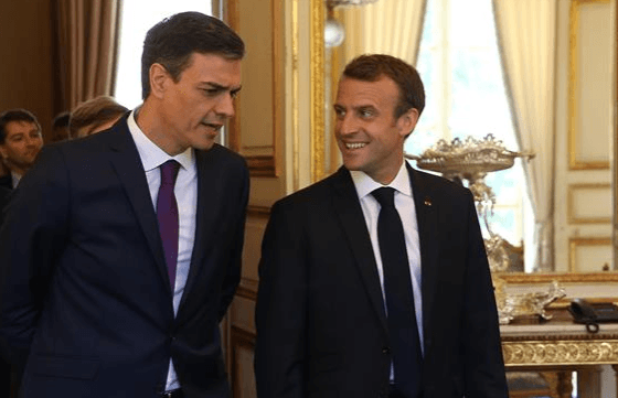 macron sanchez