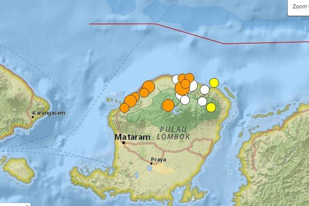 Lombok séismes tsunami