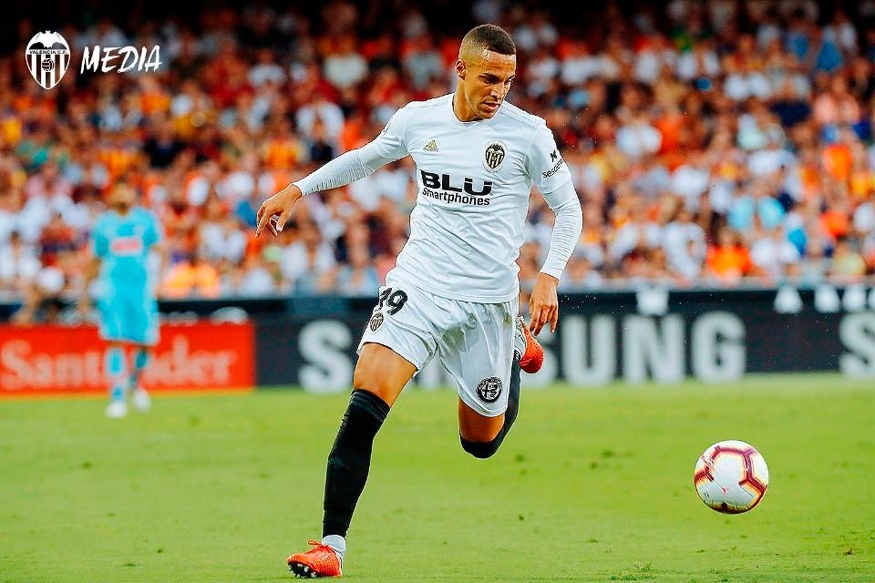 Rodrigo Moreno du Valencia CF, en action