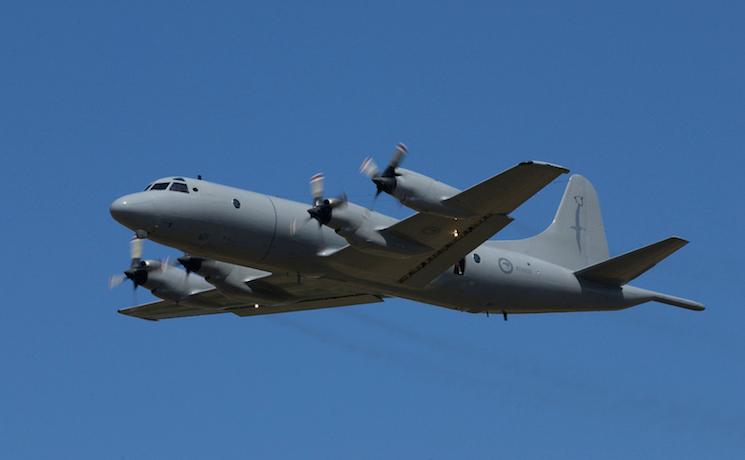 NZ airforce Orion déploiement avion militaire Wellington