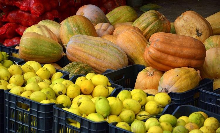 Marché agricole couvert milan