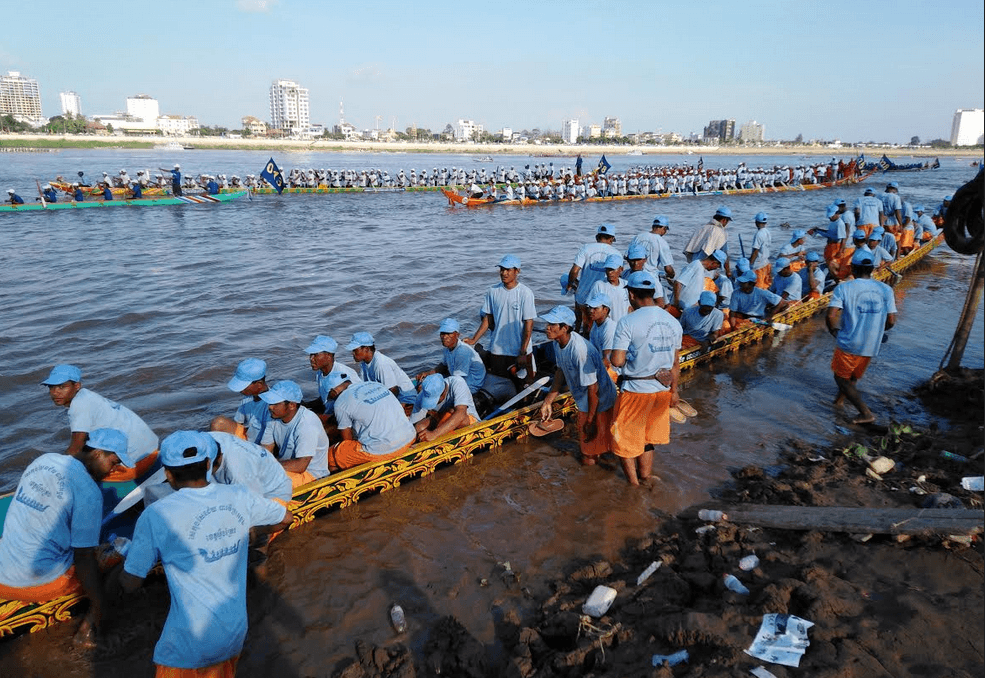 fête des eaux Cambodge