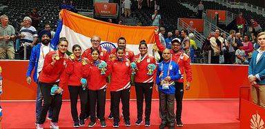 Indian women tabletennis team 2018