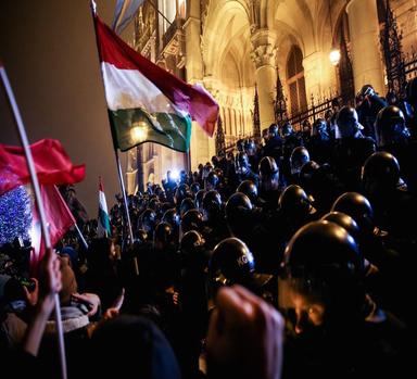 Manifestations Orban Hongrie