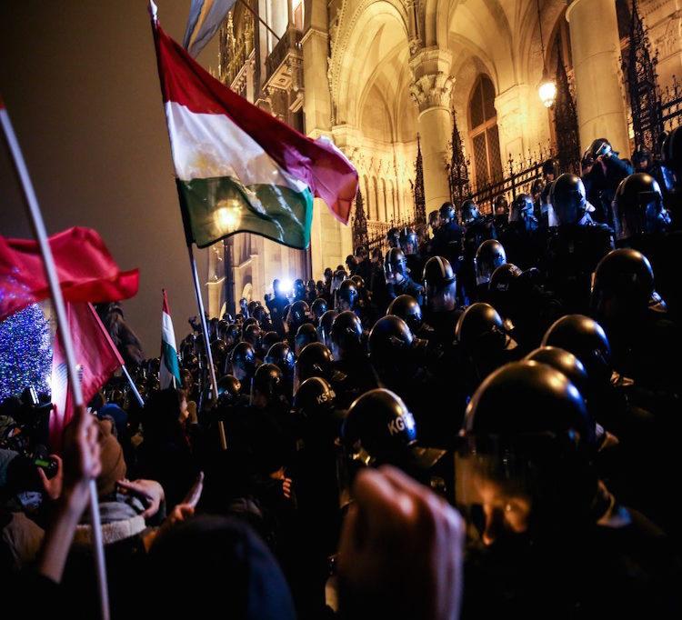 Manifestations Orban Hongrie