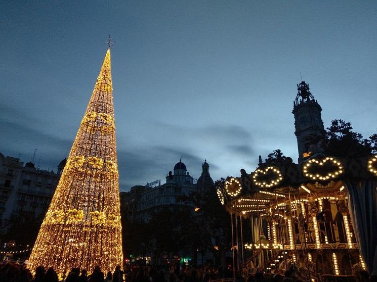 la plaza del ayuntamiento de valencia