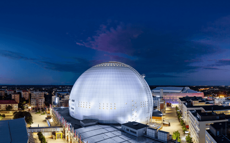 globen nuit stockholm